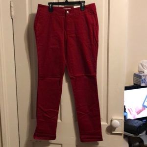 Dark red chinos from Cato brand new with tags